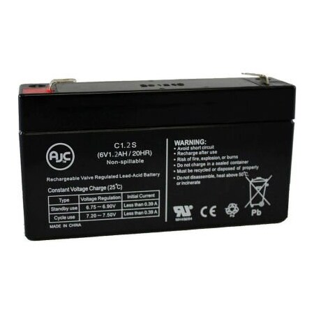 Battery Clerk AJC GE Simon 3 6V 1.2Ah UPS Battery GE-SIMON 3